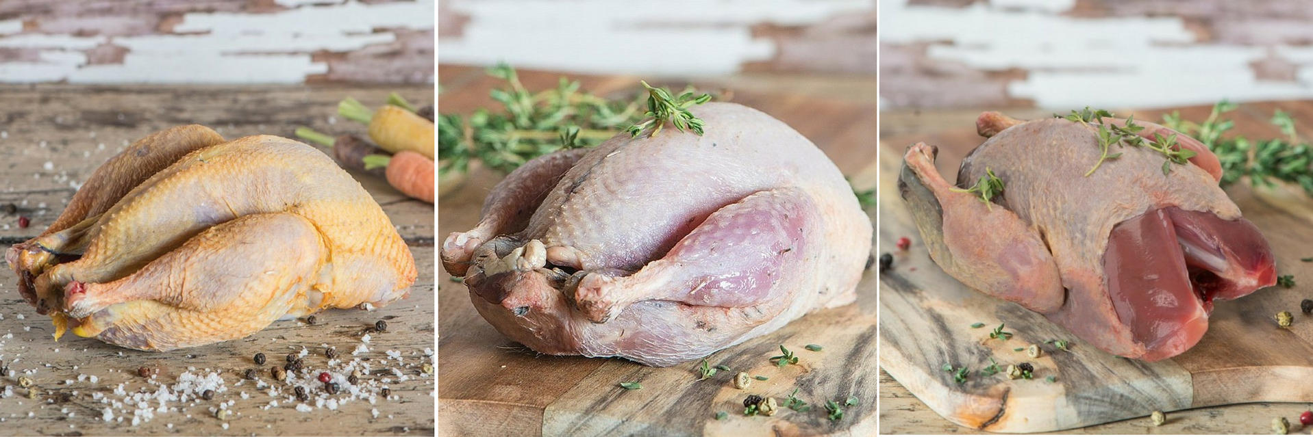 House of Bruar food hall butchery game birds partridge, grouse and pheasant
