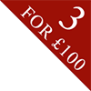 3 for £100 3 for £100