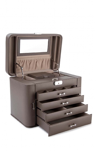 Leather Empress Jewellery Box Leather Empress Jewellery Box