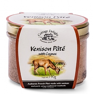 Cottage Delight's Venison Pâté With Cognac 190g Cottage Delight's Venison Pâté With Cognac 190g