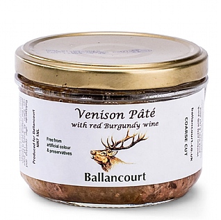 Ballancourt's Venison Pâté With Red Burgundy Wine 180g Ballancourt's Venison Pâté With Red Burgundy Wine 180g