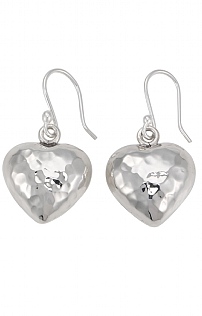 Silver Heart Earrings Silver Heart Earrings