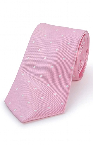 Polka Dot Woven Silk Tie Polka Dot Woven Silk Tie