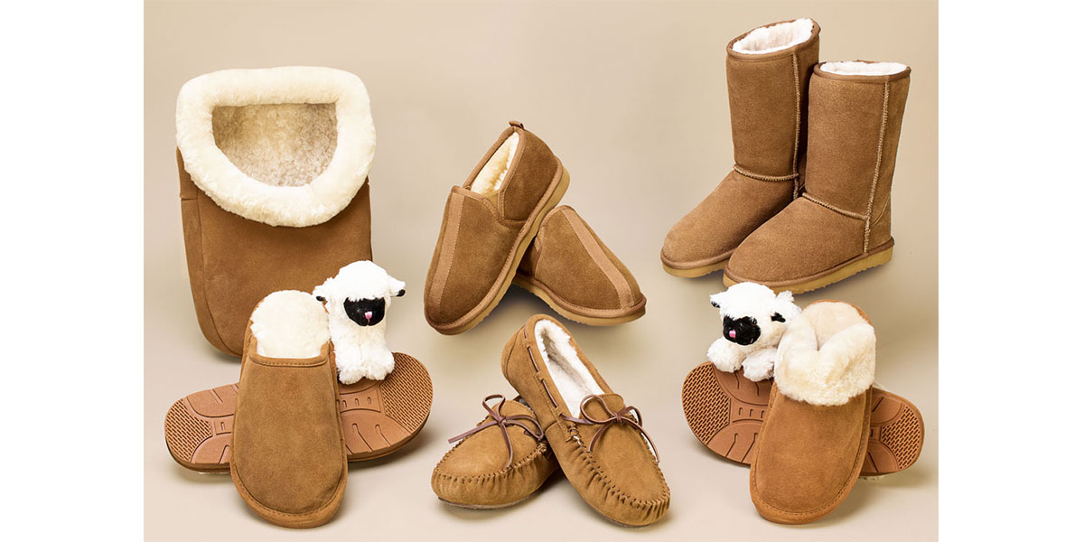 Sheepskin slippers