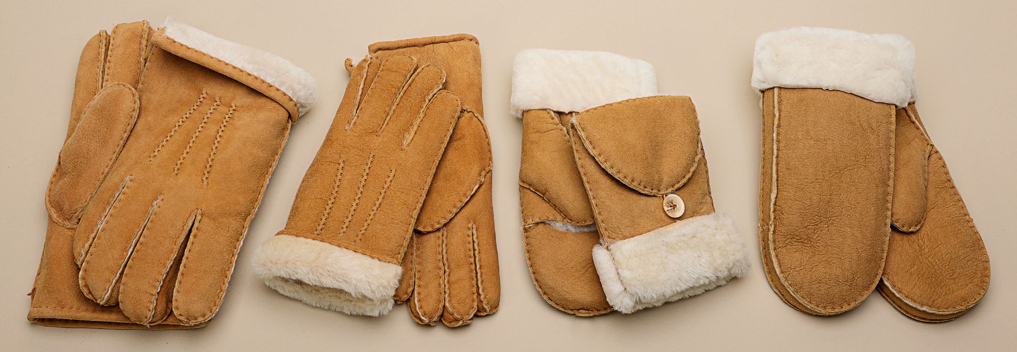 Sheepskin gloves