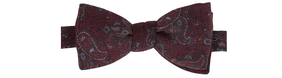 paisley bow tie