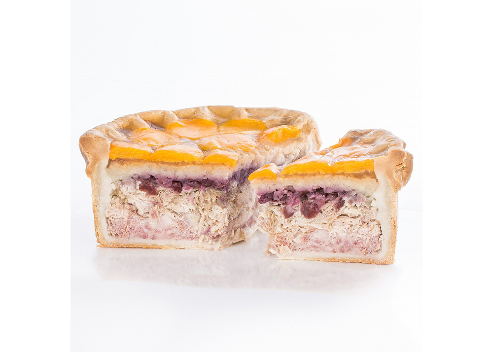 Apricot and Poultry Pork Pie
