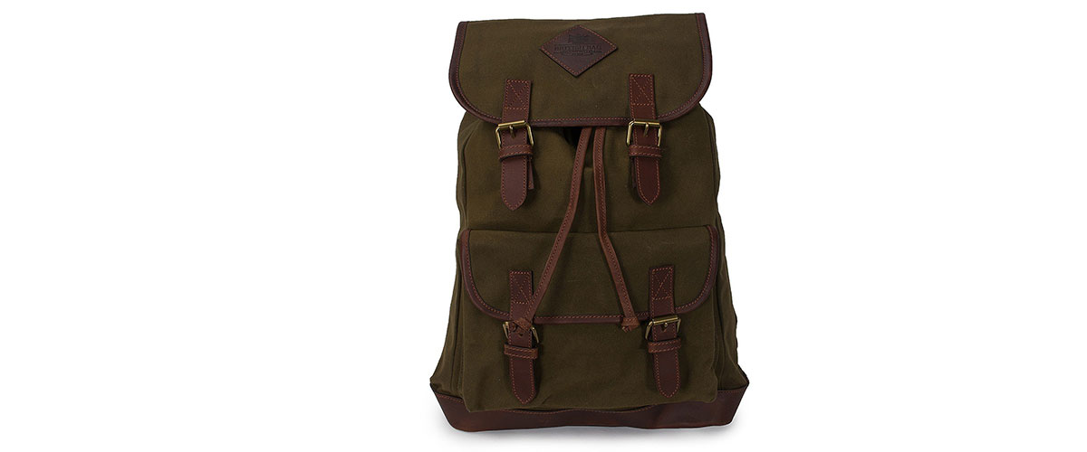 British Bag company wax satchel