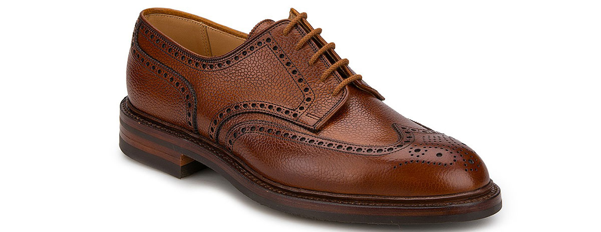 leather pembroke shoe