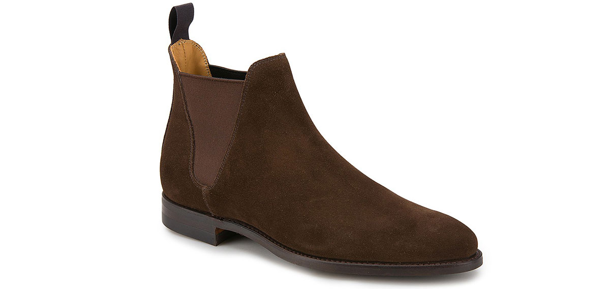 Crockett and jones suede chelsea boot