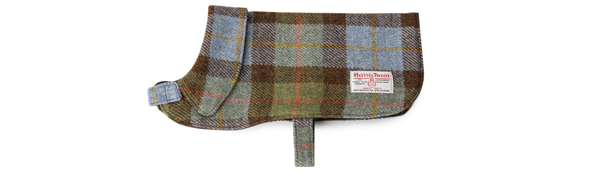 Tweed dog coat