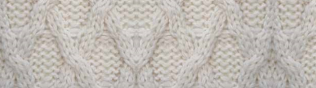 Aran Knit Trellis Stitch
