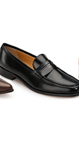 House of Bruar Leather loafer black country fashion