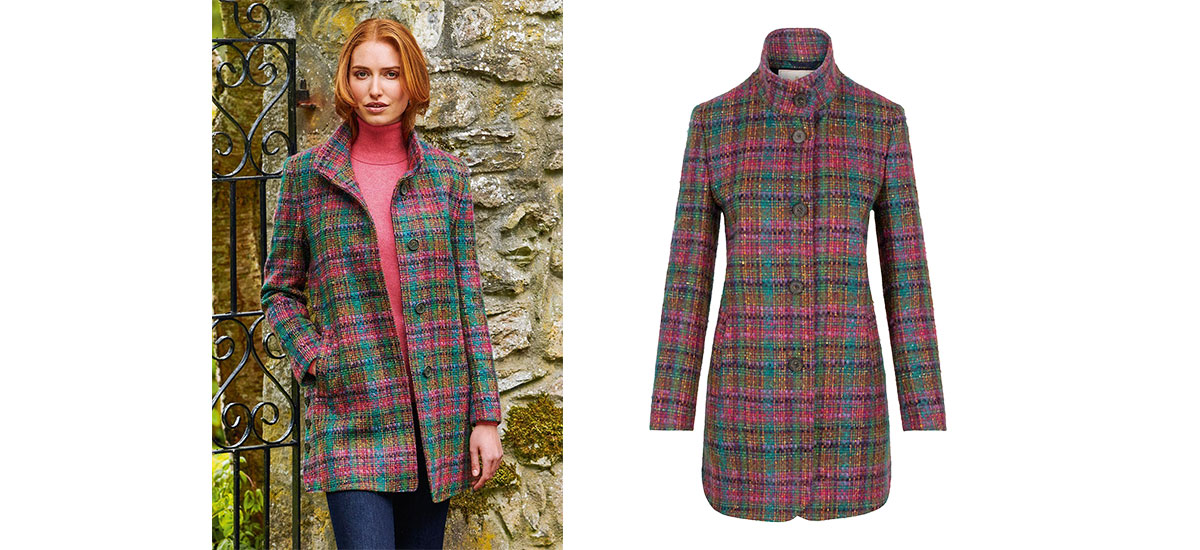 lochcarron boucle coat