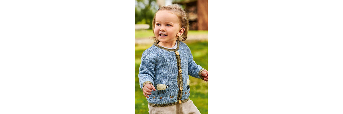 merino wool kids cardigan