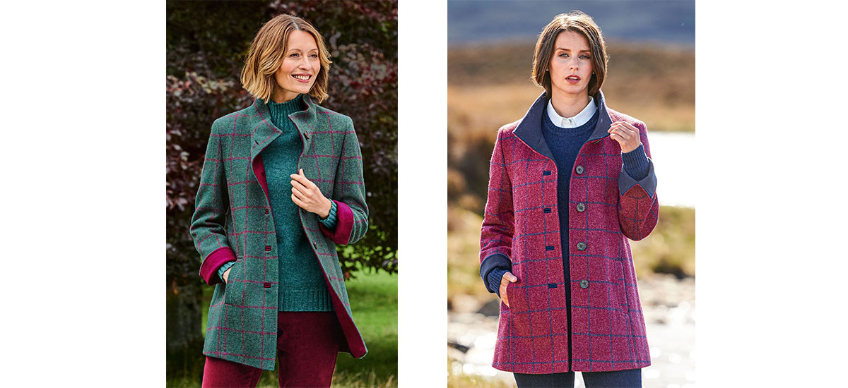 Harris tweed coats