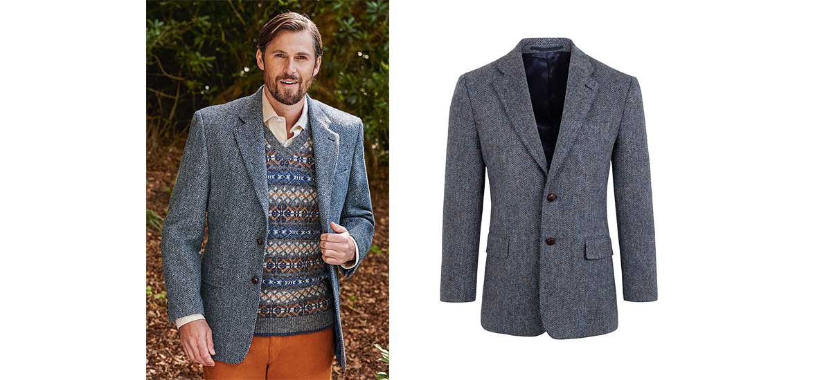 men's harris tweed jacket