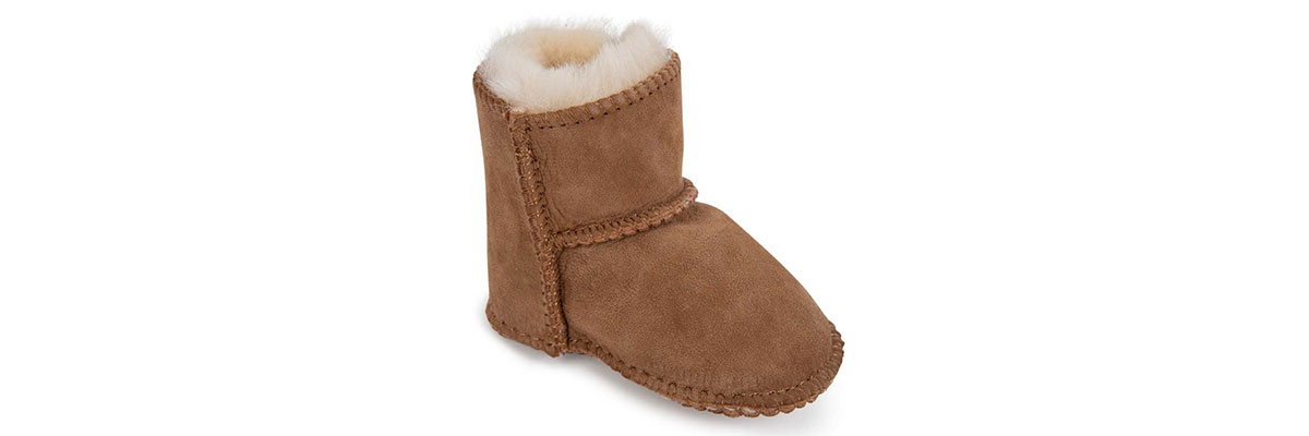 babies sheepskin slippers