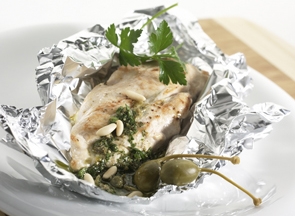 Le Gruyere Alpage AOP cheese chicken breast in foil