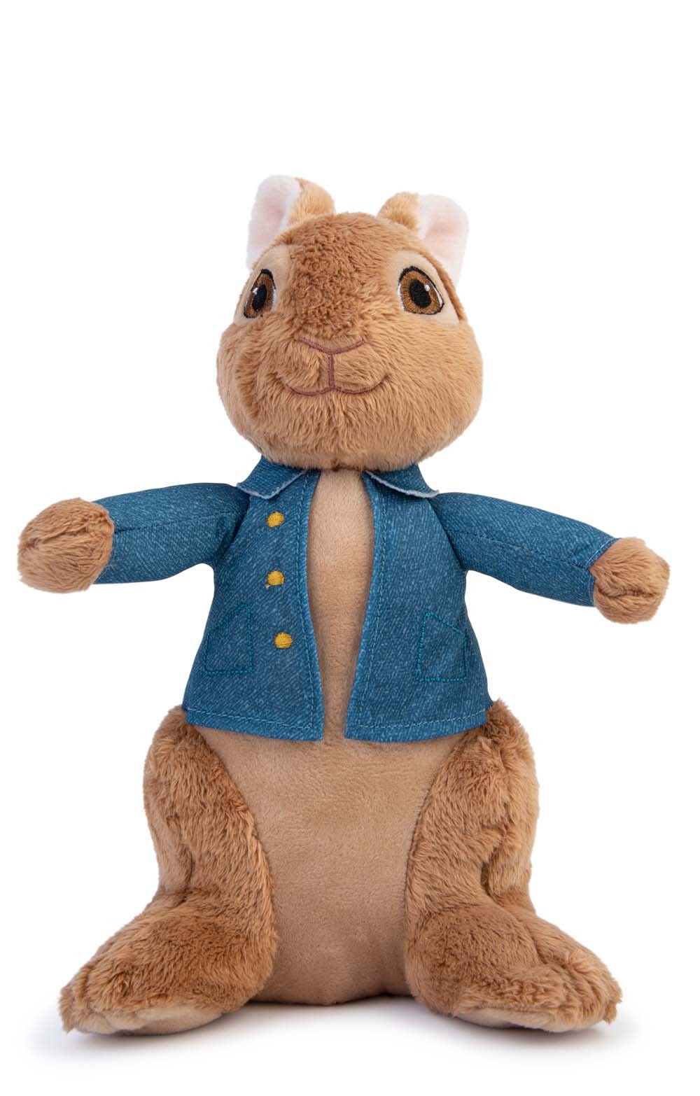 peter rabbit talking plush toy