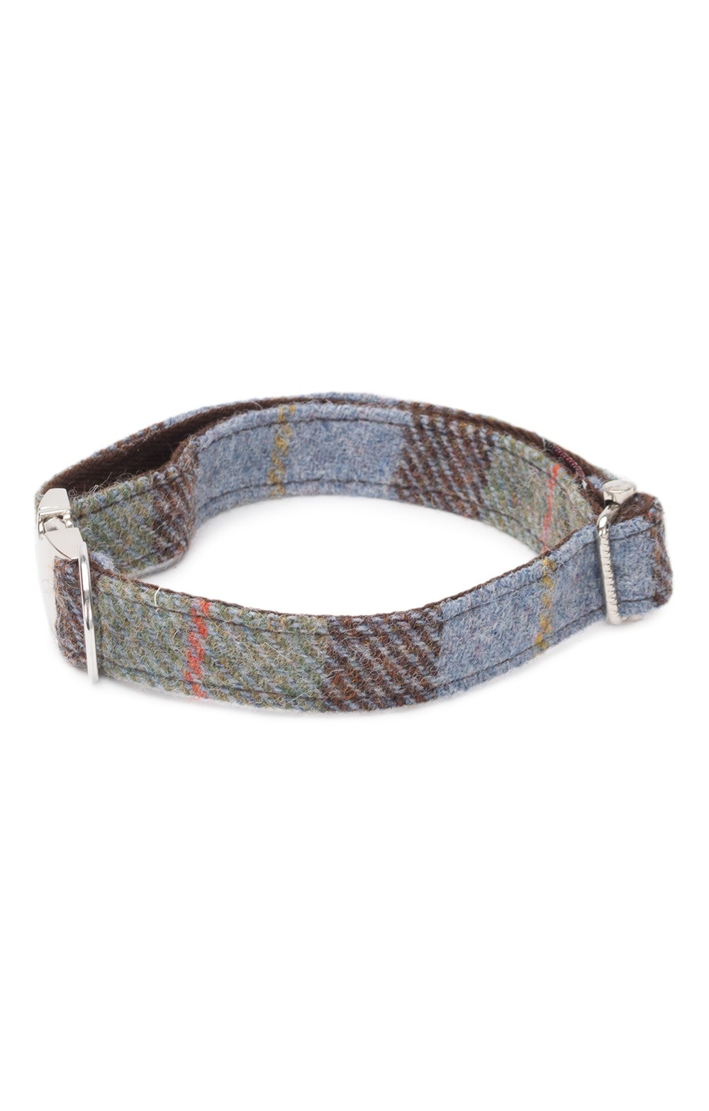 harris tweed puppy collar