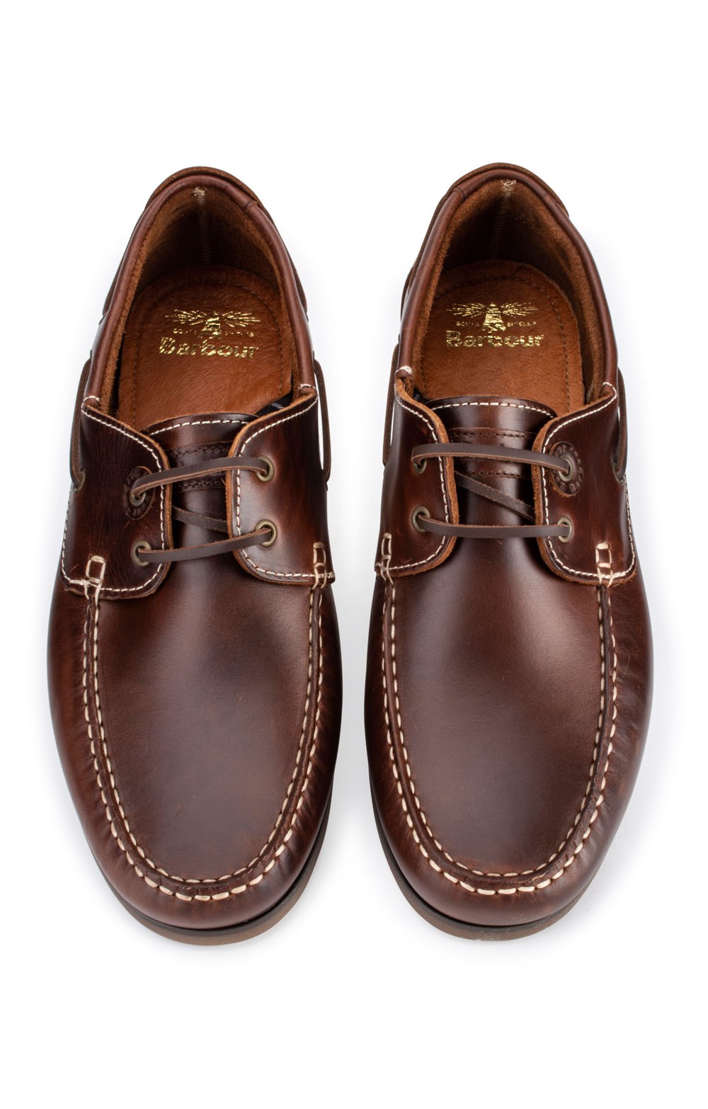 barbour capstan boat shoes mahogany