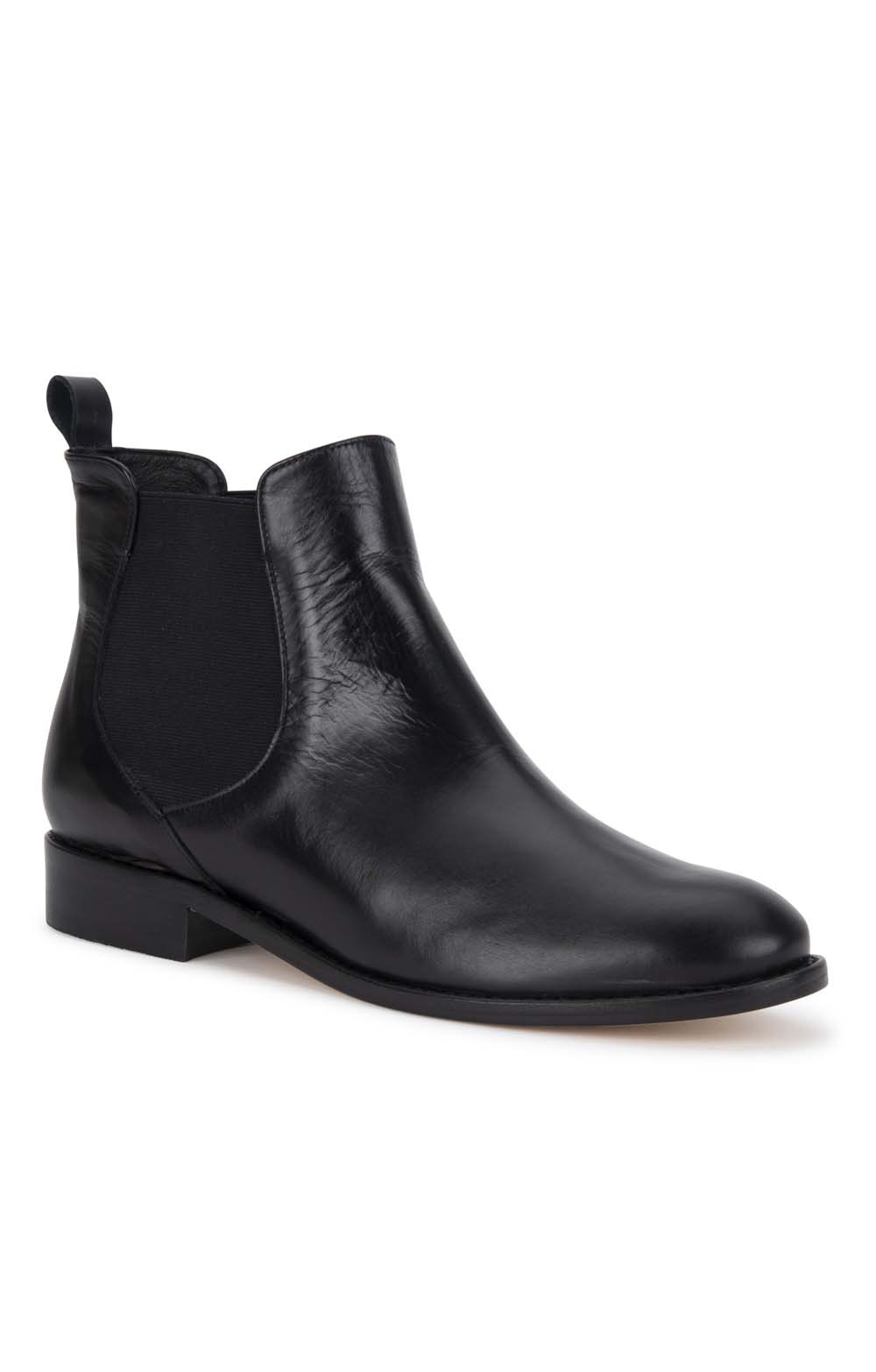 ladies leather chelsea boots