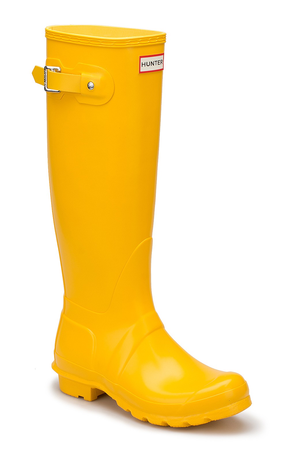 hunters yellow wellies