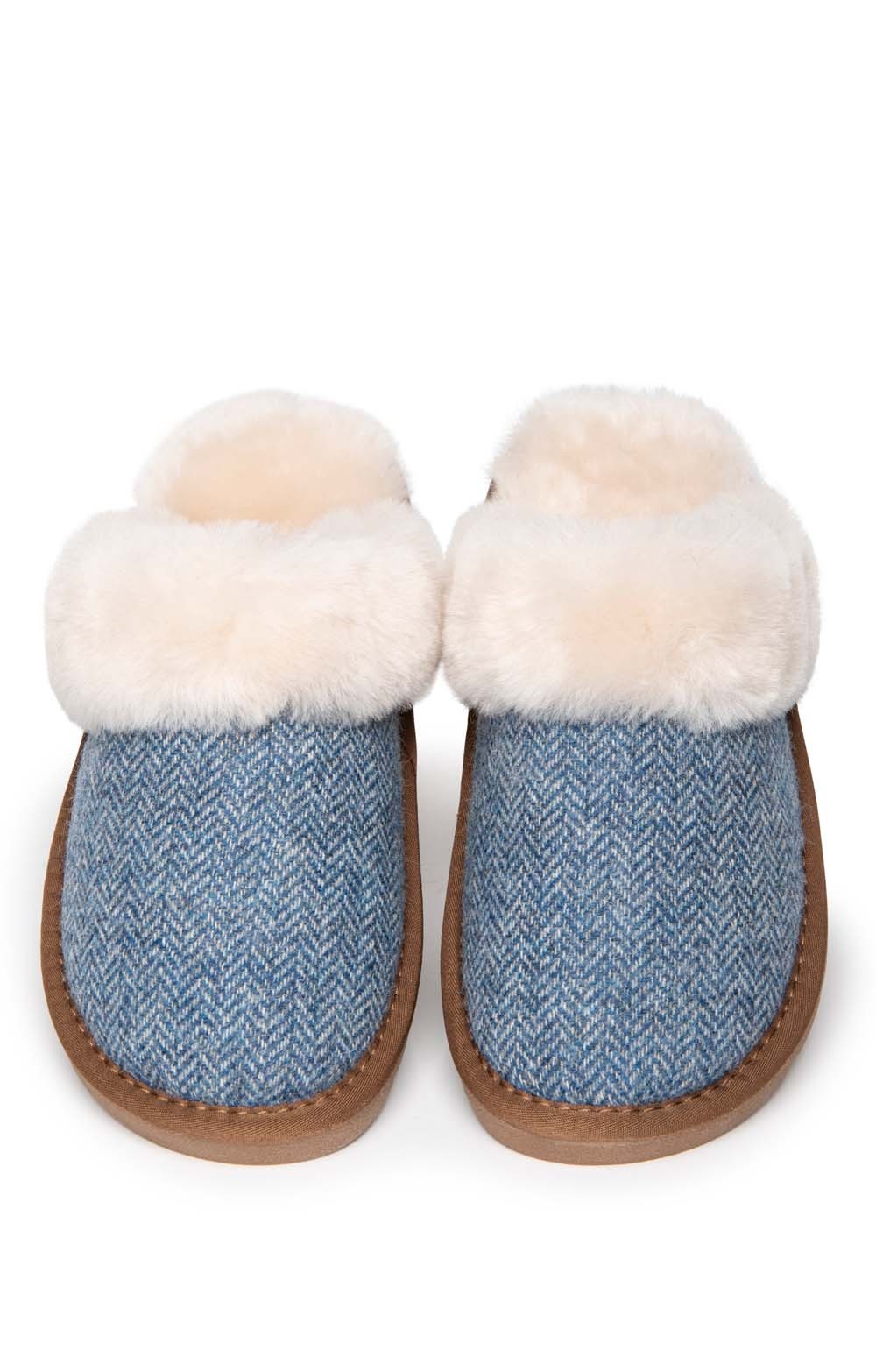 tweed slippers ladies