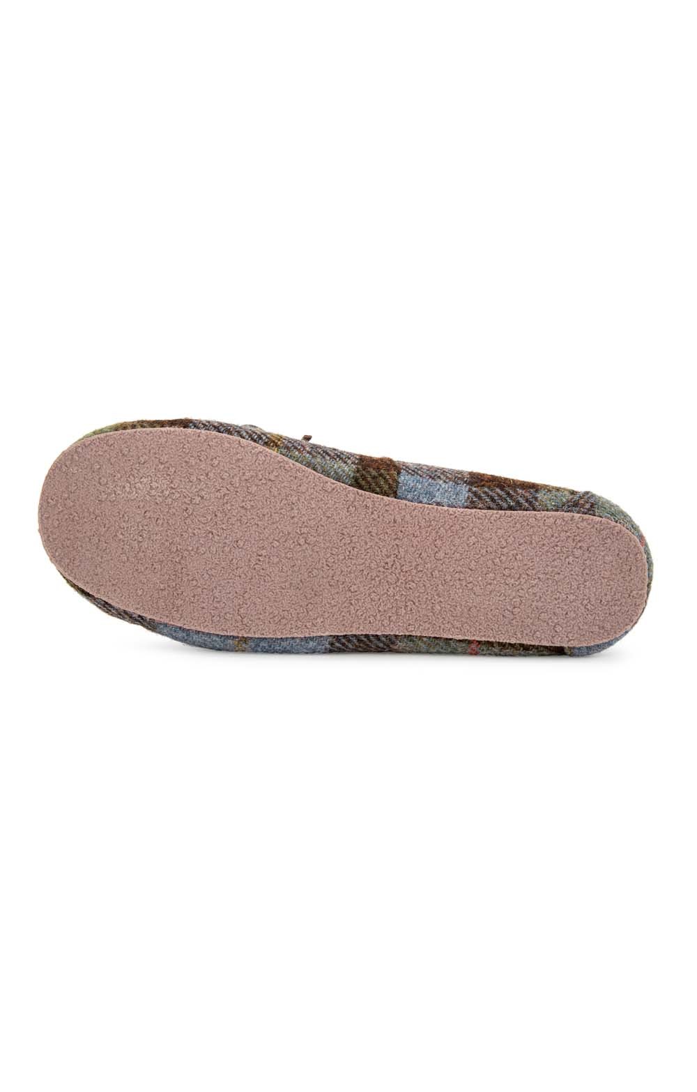 harris tweed moccasin slippers