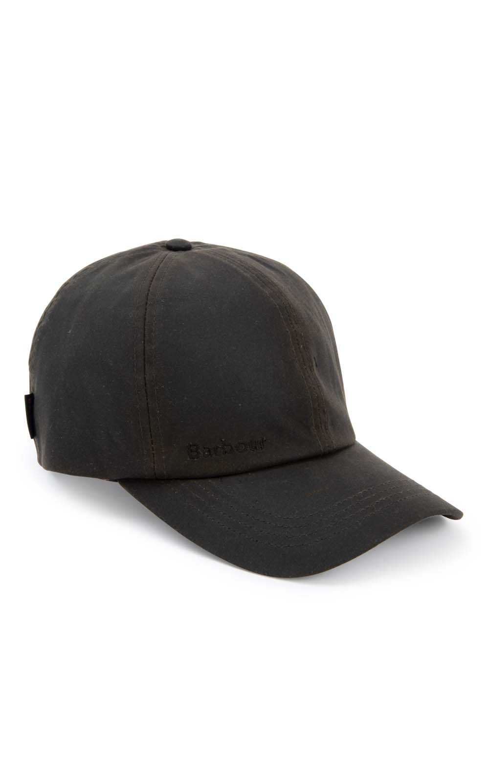 men's barbour waxed sports hat