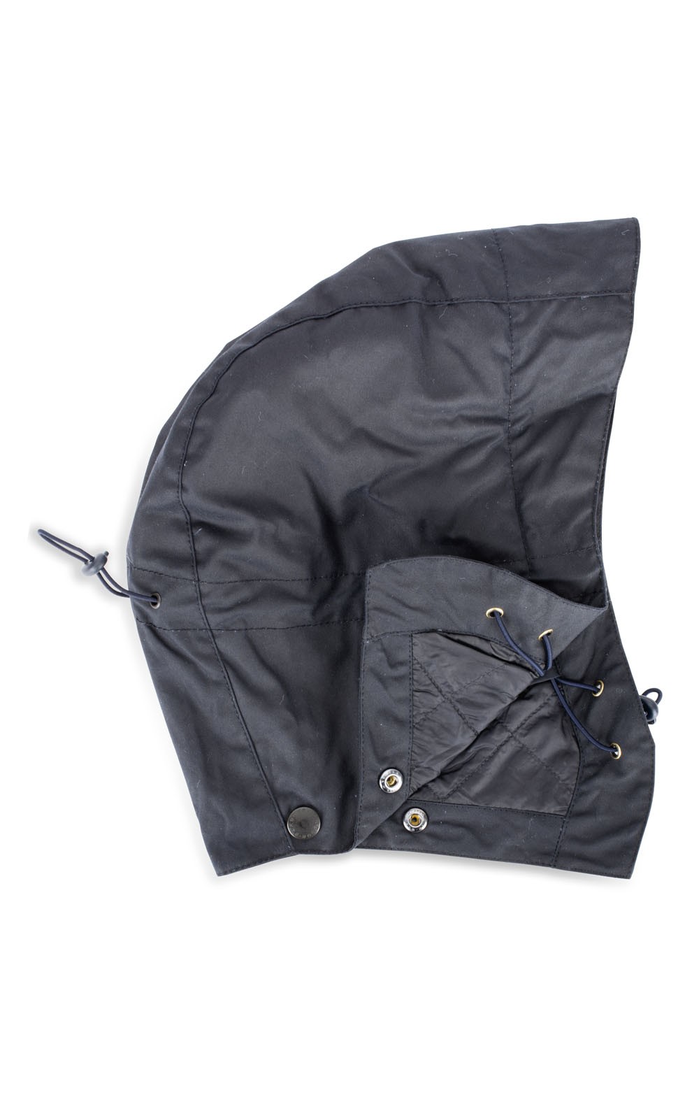 barbour wax storm hood navy