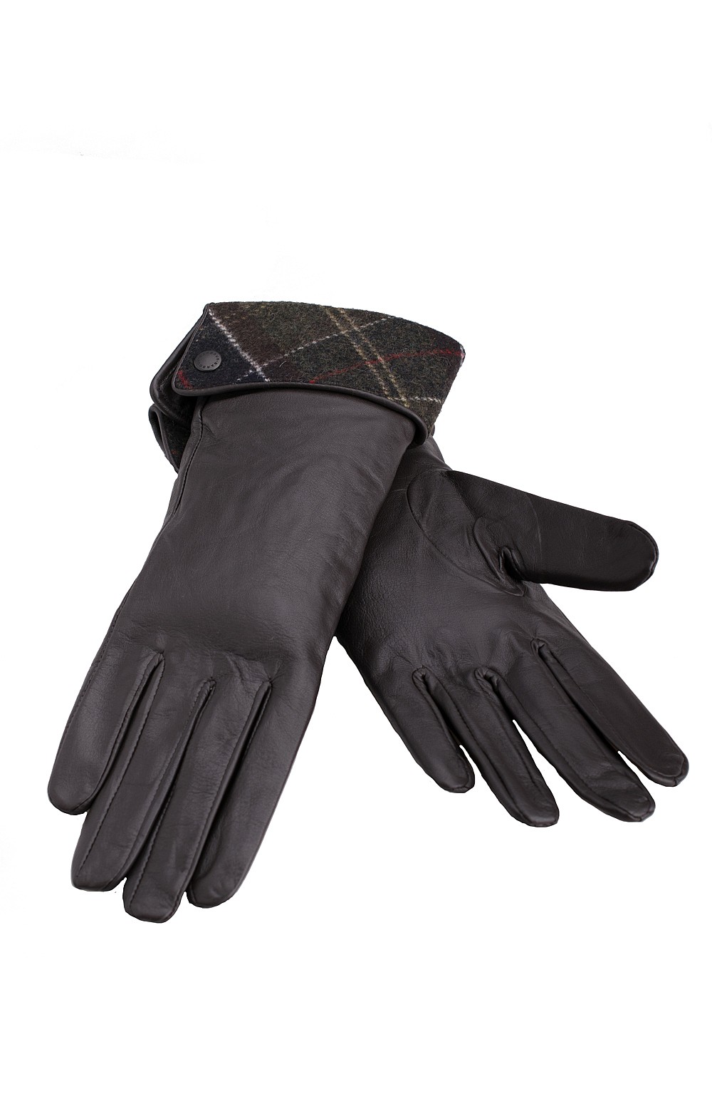 barbour lady jane leather gloves black