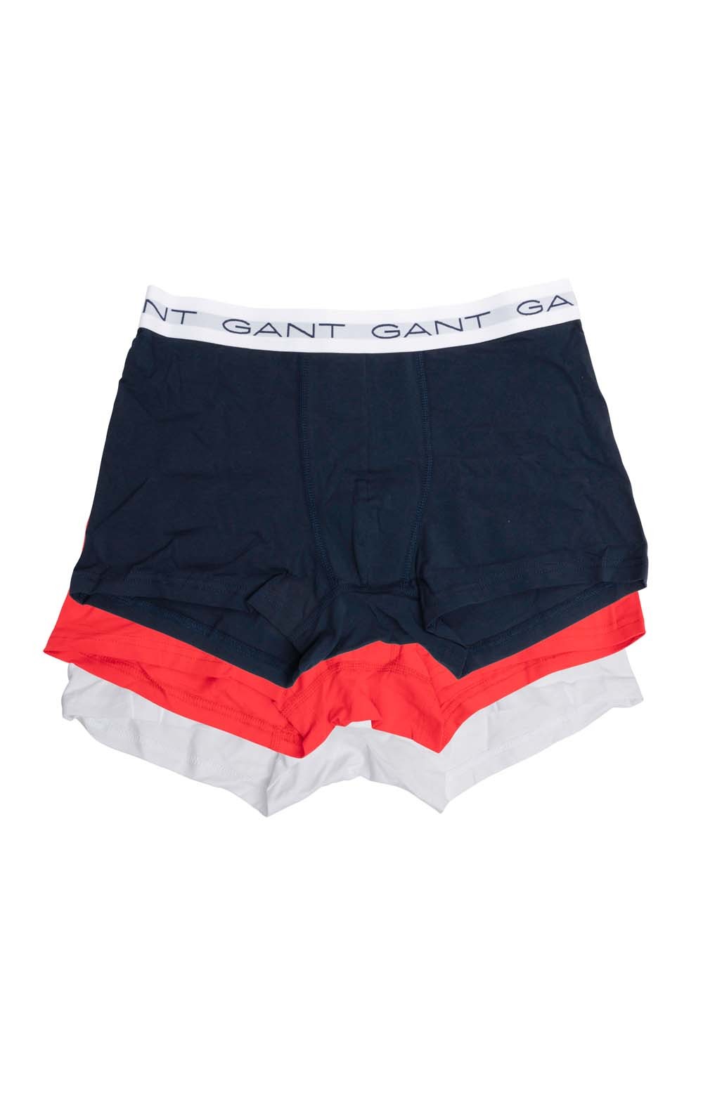 Gant Three-Pack Stretch Cotton Trunks | XL | Multi