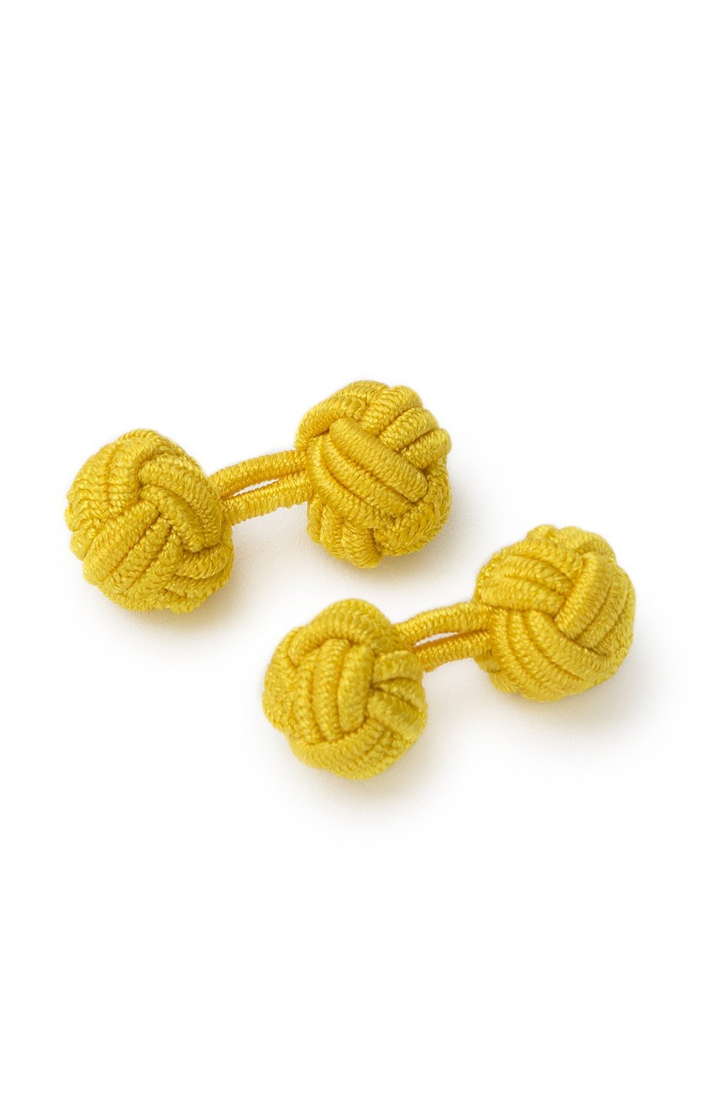 Knot Cufflinks | Yellow