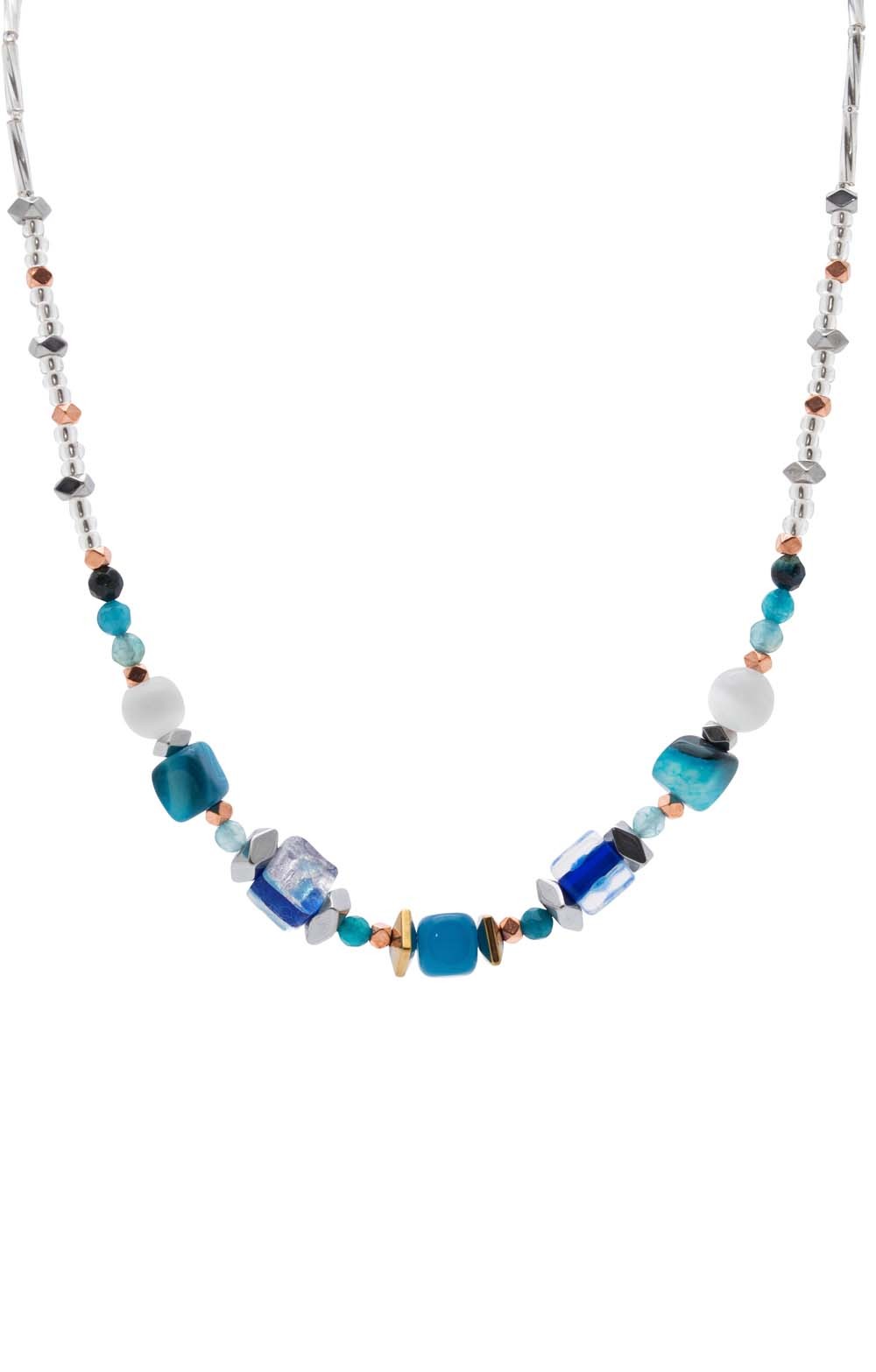 blue agate necklace
