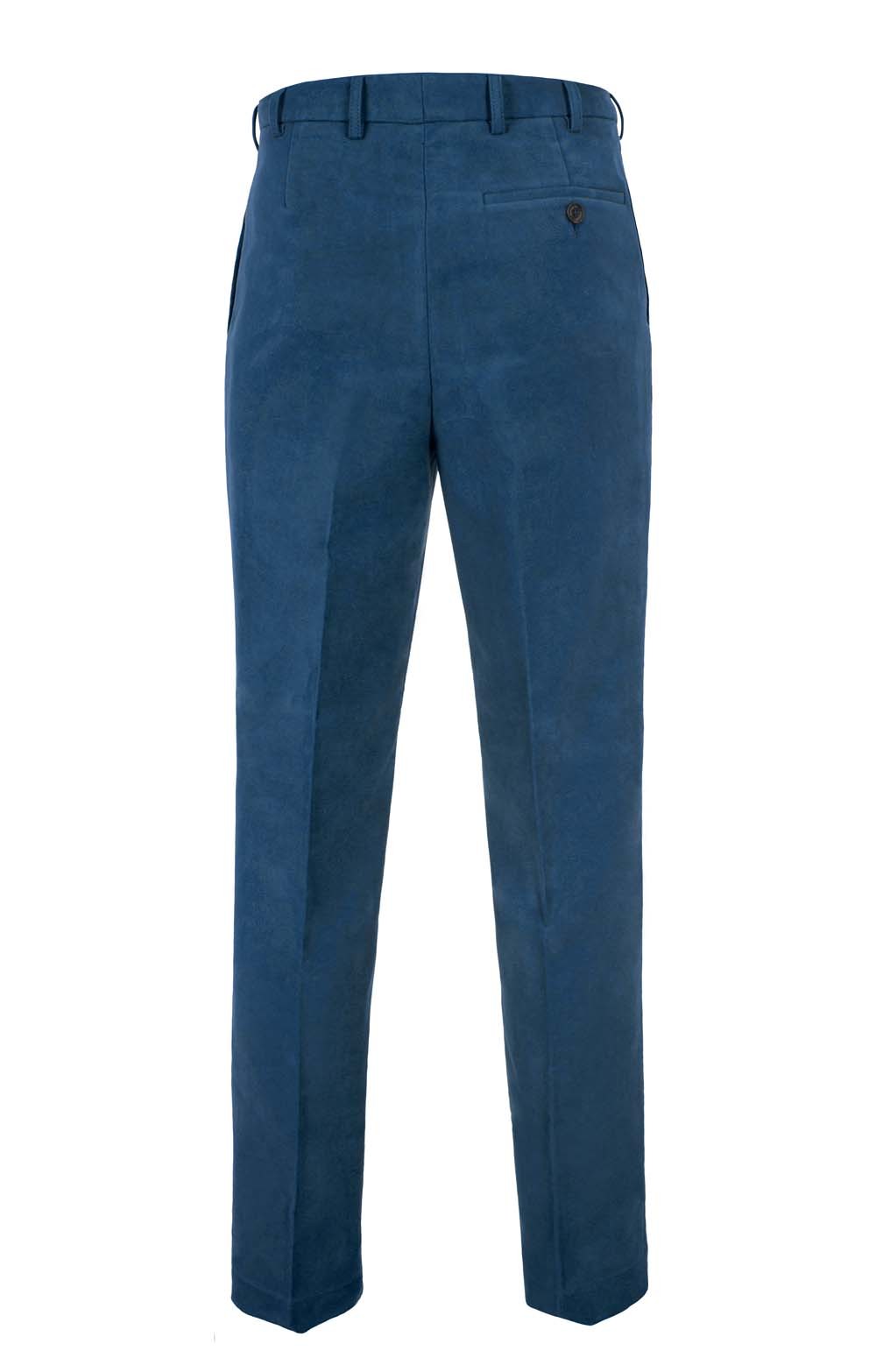 blue moleskin trousers