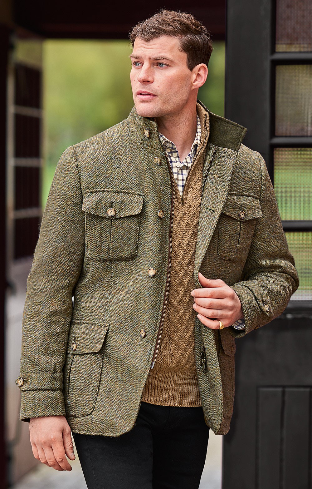 Tweed jackets for men discount