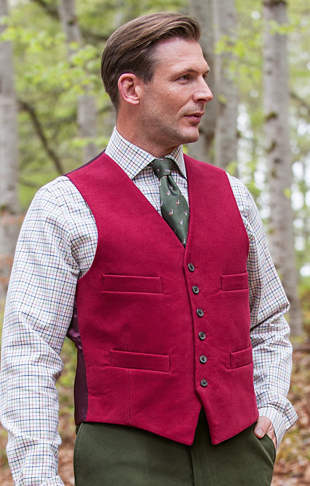 barbour moleskin waistcoat