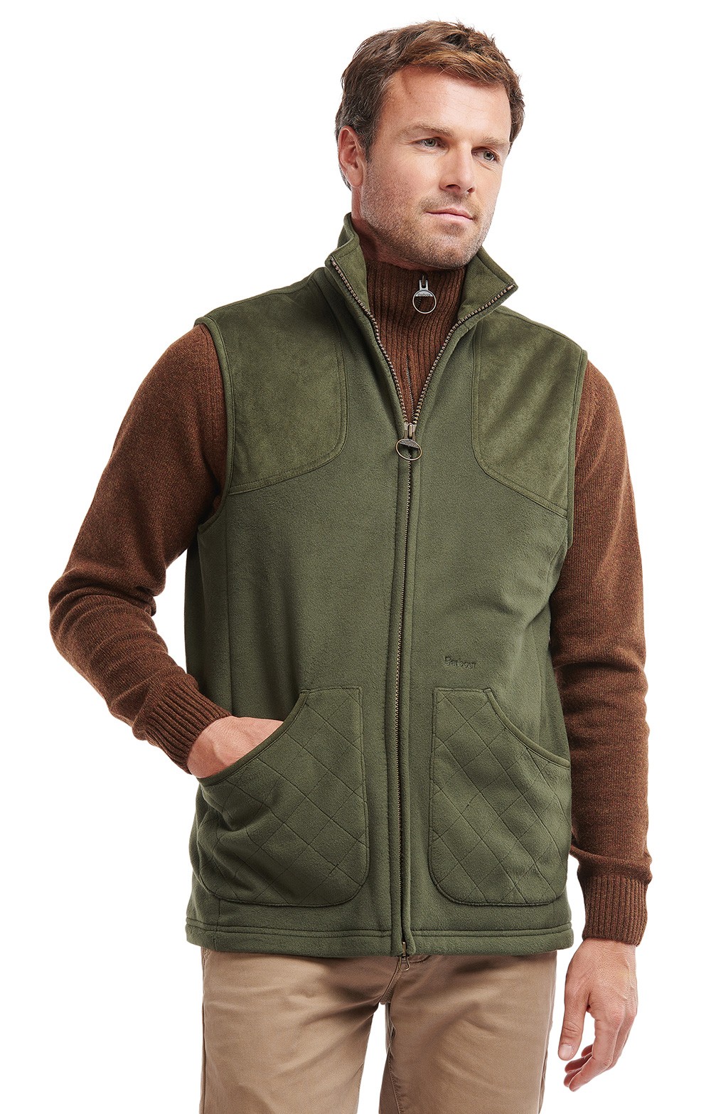 barbour dunmoor fleece gilet