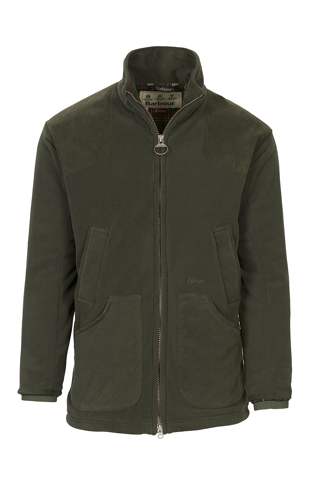 barbour zip up jacket