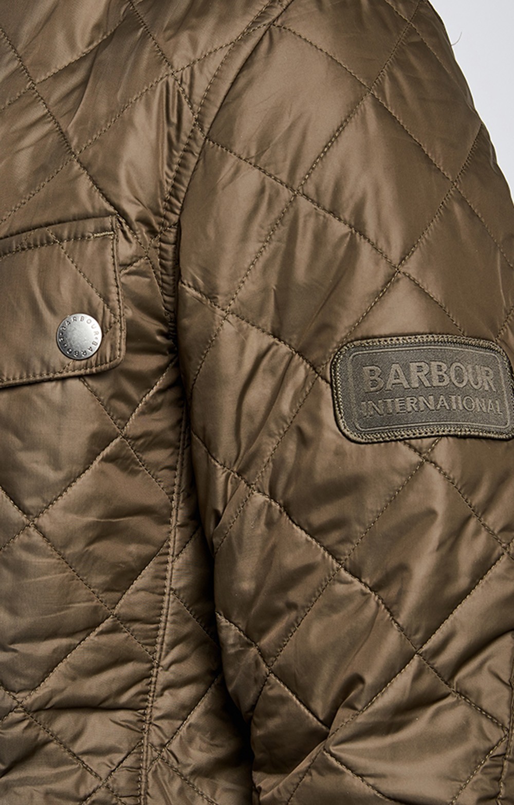 barbour international james leather jacket