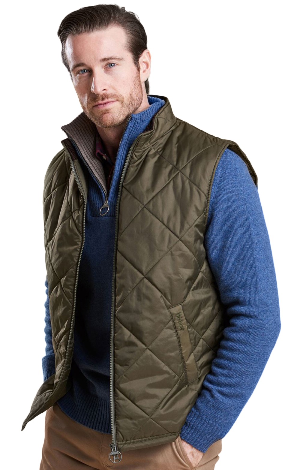 barbour padded gilet