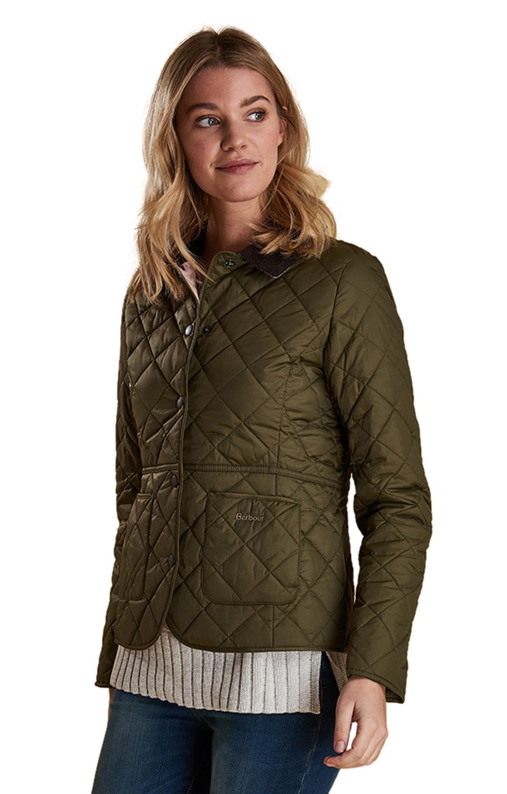 barbour devon quilted jacket womens