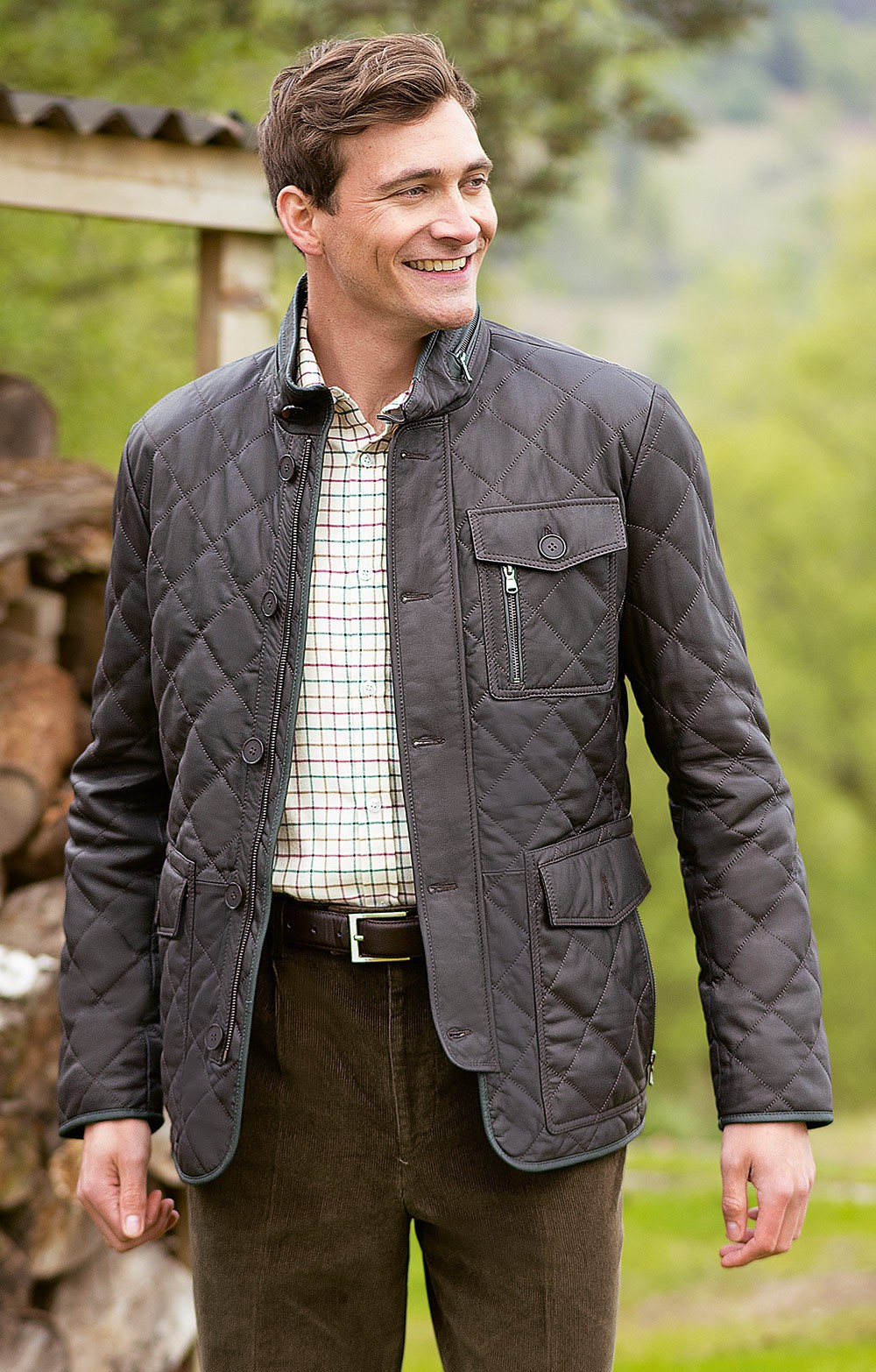 quilted blazer mens