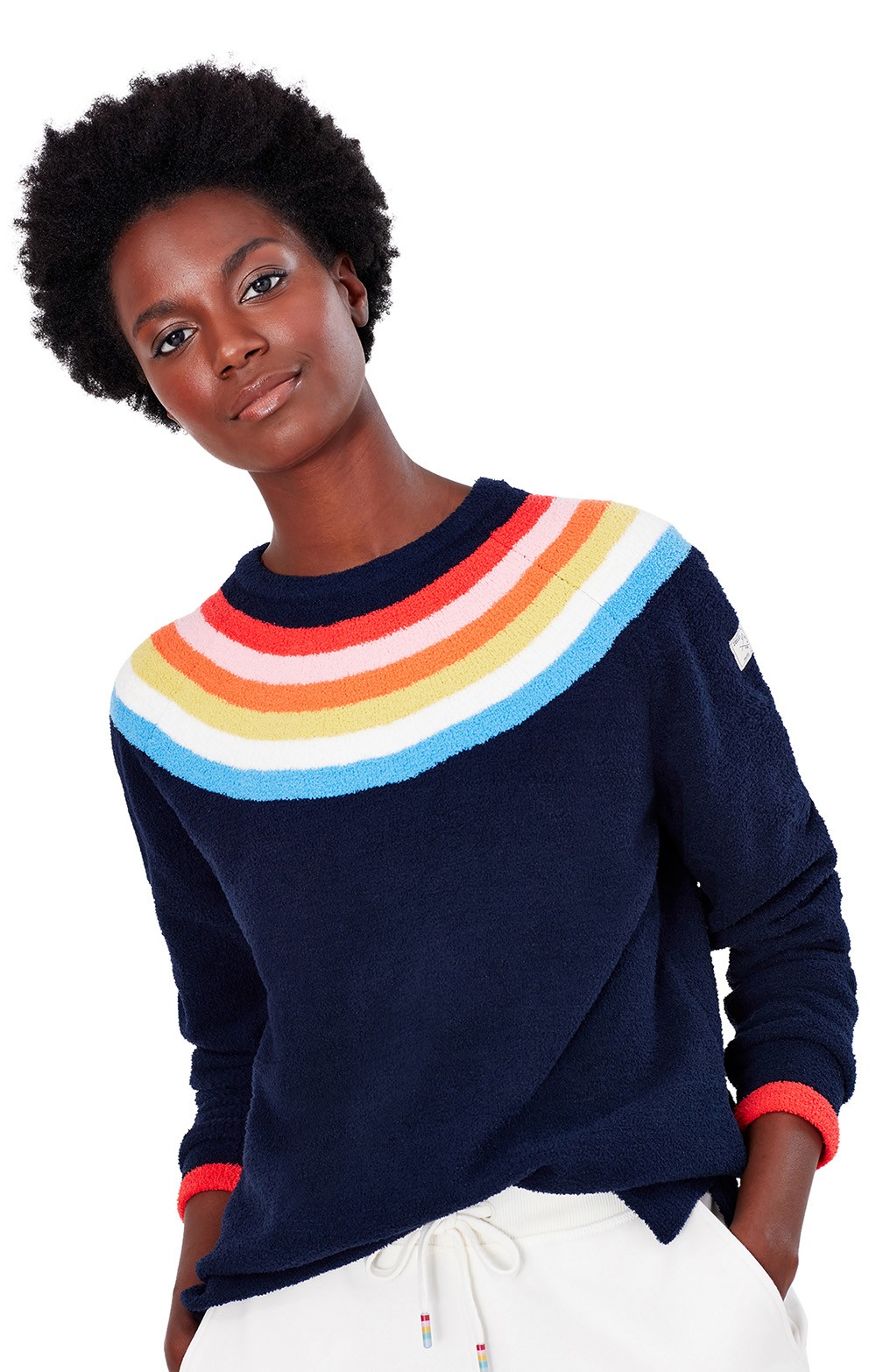 Ladies Joules Seaport Chenille Raglan 