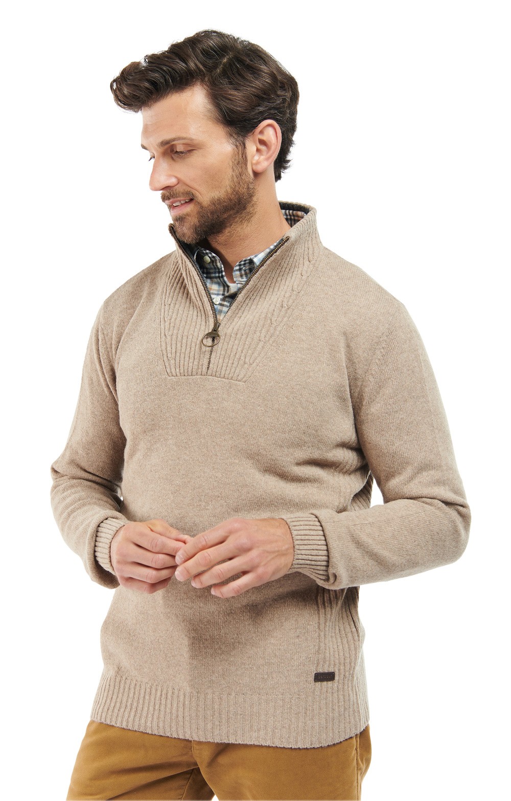 Mens Barbour Nelson Essential Half Zip 