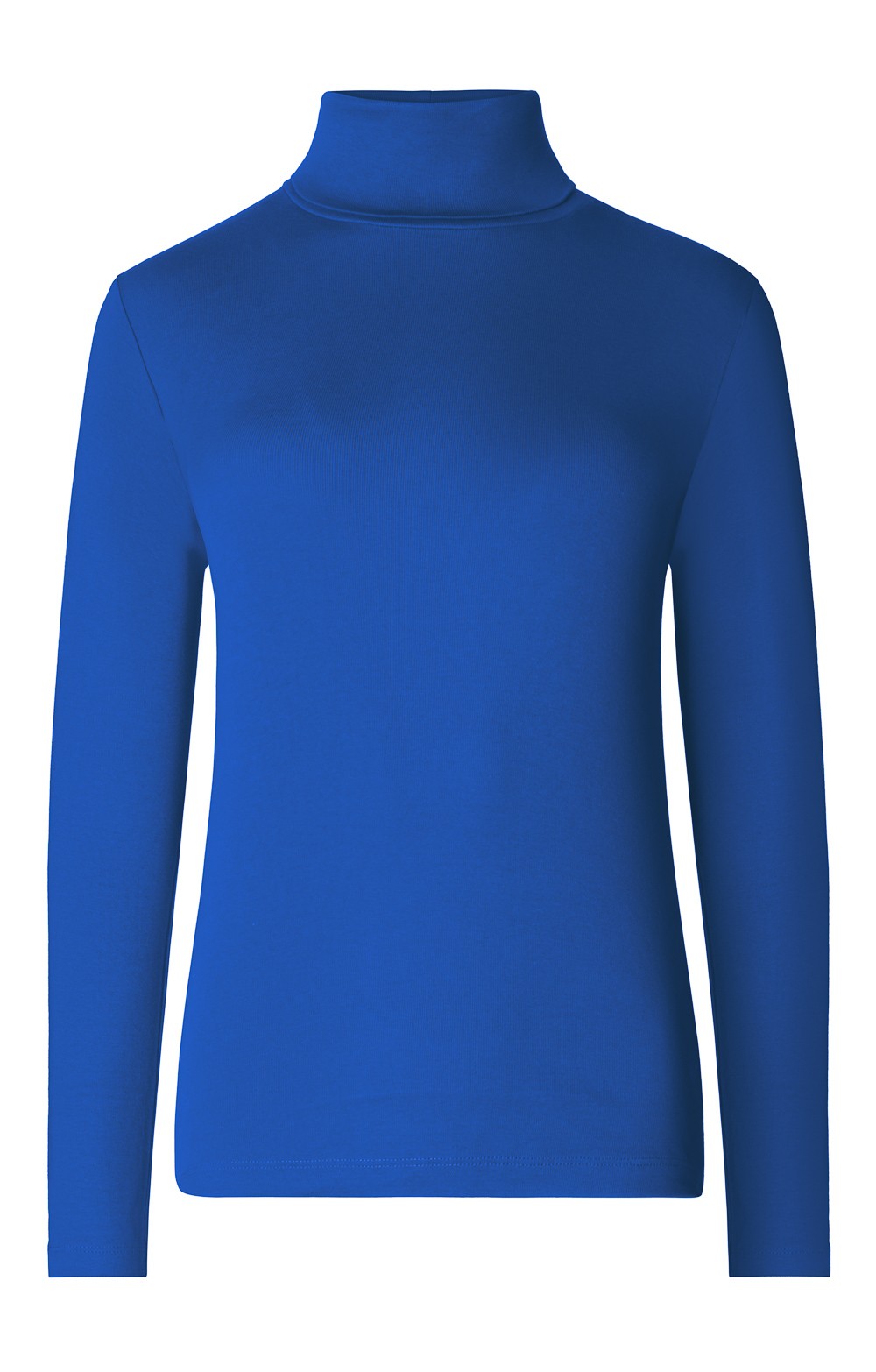 blue polo neck