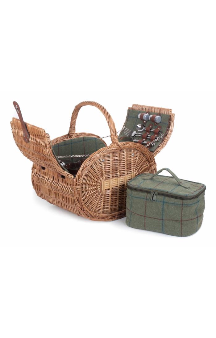 Four Person Oval Hamper House of Bruar