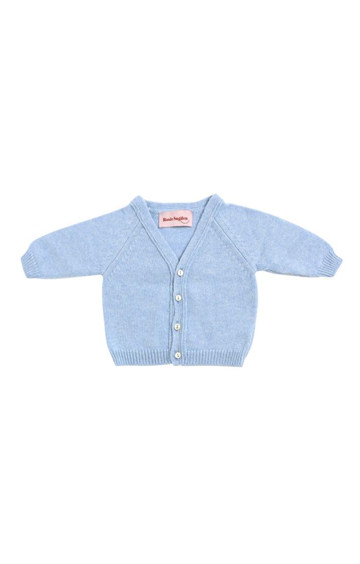 Cashmere cardigan baby top